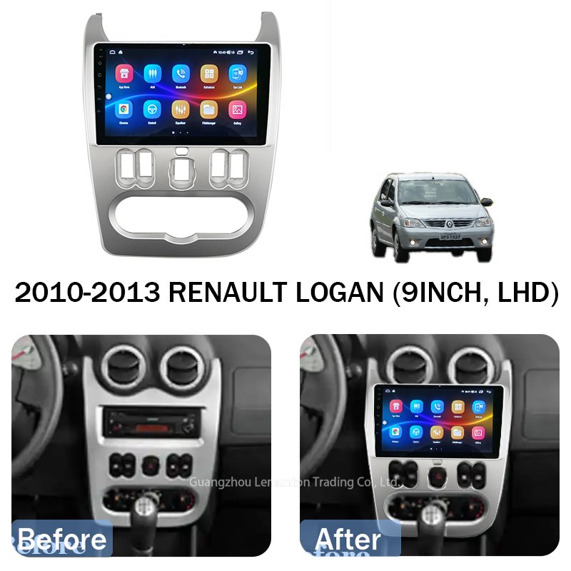 Universal Android Car Radio GPS Navigation Autoradio Car 1+16GB Wifi Android Car Audio for RENAULT LOGAN 2010-2013 LHD